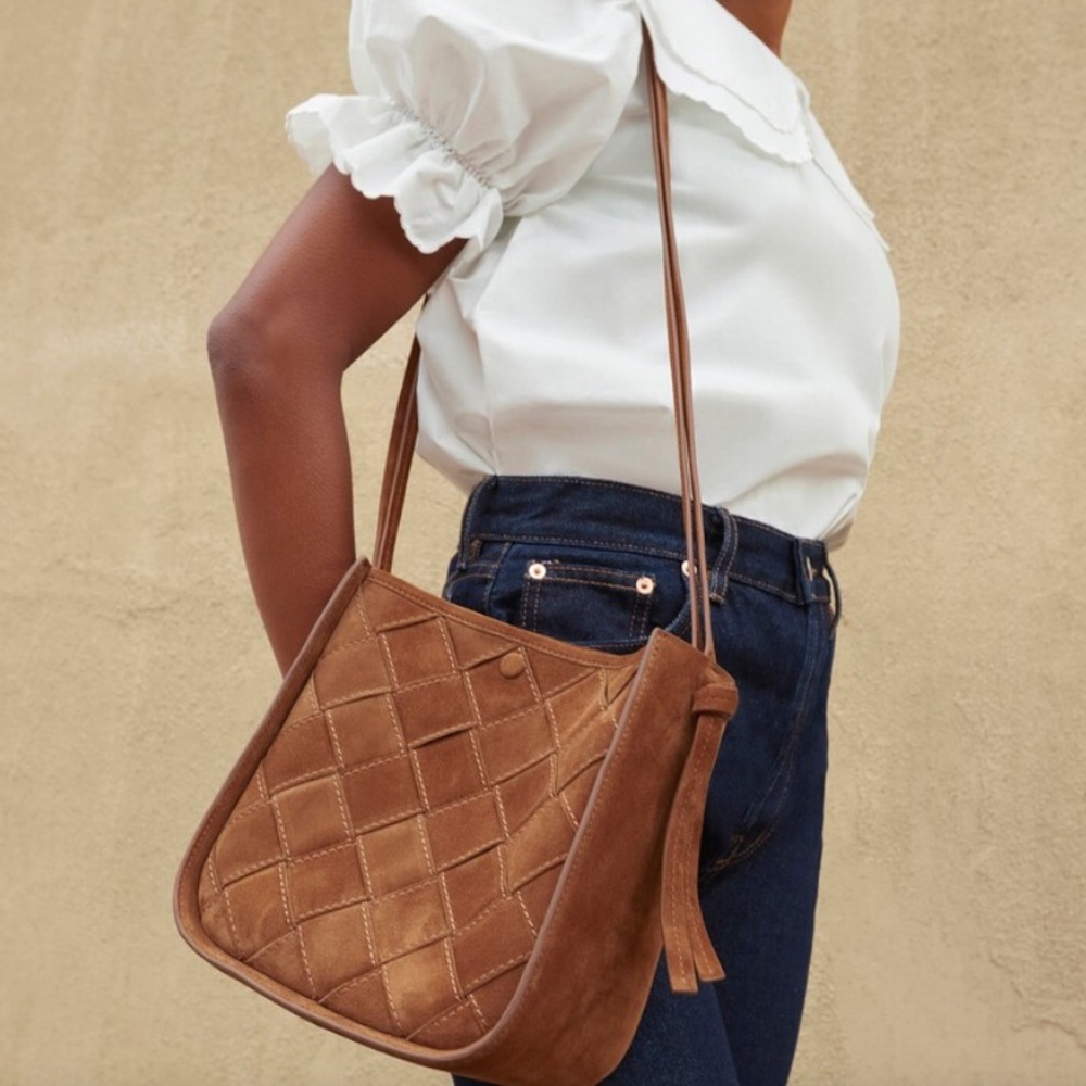 Loeffler Randall Mackenzie Cacao Crossbody Tote